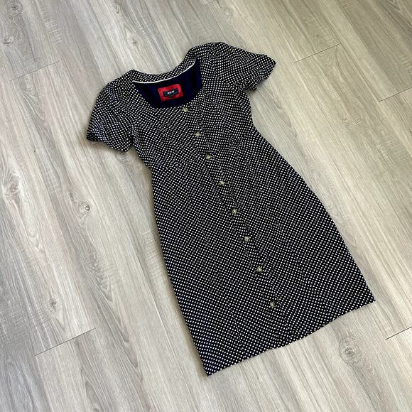 Maeve by Anthropologie Cecile Polka Dot Short Dress Size 6 - Picture 13 of 14